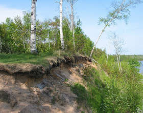 Shoreline erosion