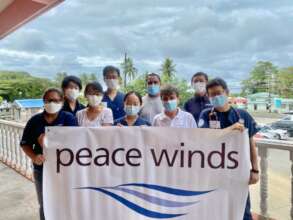 Peace Winds staff members in Palau