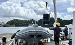 Kensing II utilizes its crane