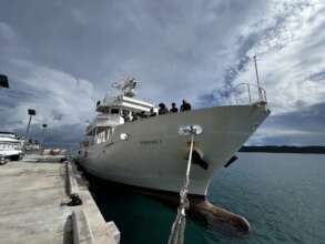 Kensing II on its voyage to the Southwest Islands