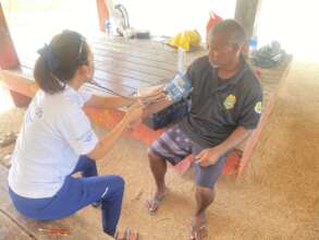 Health screening in Kayangel
