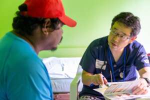 Doctor consultation on SW Islands