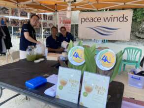 Peace Winds Palau night market booth