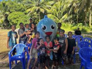 Southwest Island residents & PW Palau's Mascot