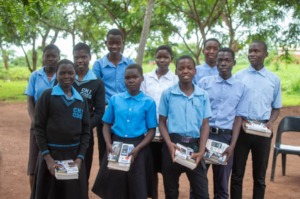 Students who received learning materials Chiwamba