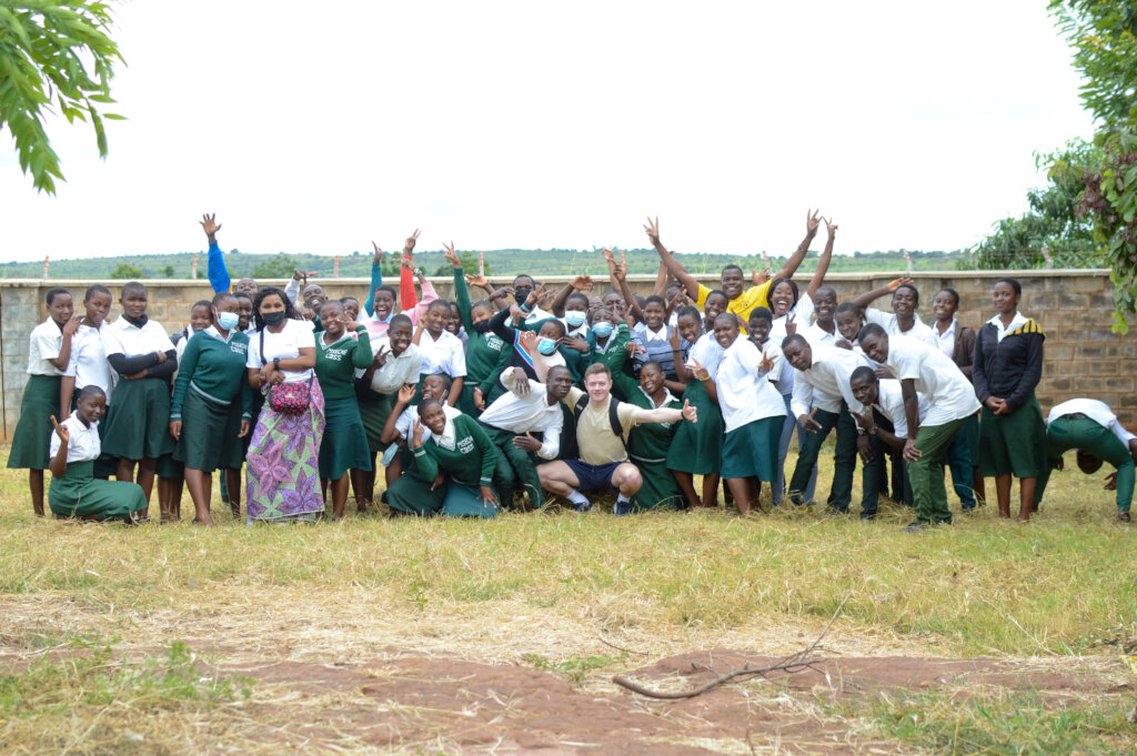 Students at Mseche school