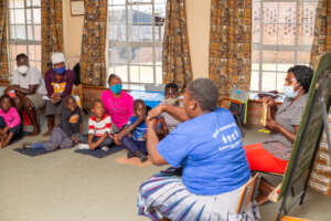 Story time with deaf story teller