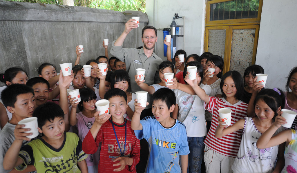 China Earthquake clean water relief project