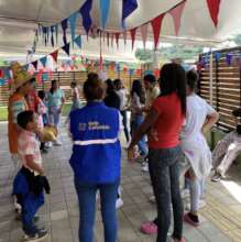 Visiting orphanages