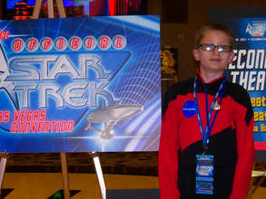 Sean at the Star Trek Convention