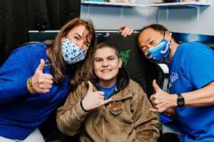 David with his Make-A-Wish Oregon wish granters