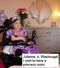 Julianna's princess room!