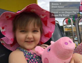 Zinnia at Peppa Pig World