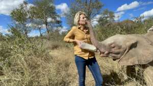 Adine bottle feeding Khanyisa