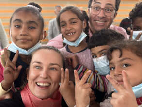 ICF representatives visit Hope Bus children