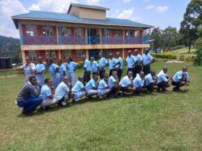 8th grade class after completing national exams