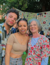 Mauro and Ana with a CARF trustee