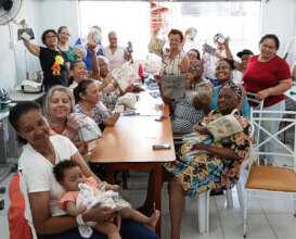 End of year celebration in the workspace