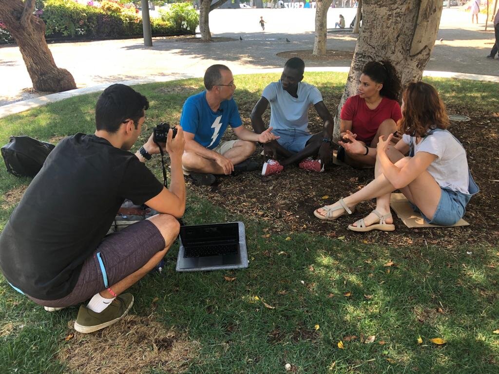 Working on developing Ojala! in the Canary Island