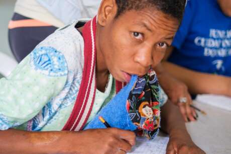 Progress for 100 Dominican kids with special needs