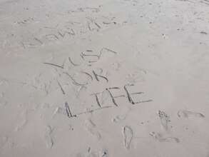 Written by VUSA child at the Beach