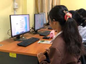Sophae attends computer classes once a week