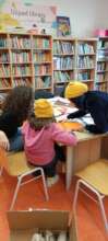 Unboxing new books at the library in Britz, Berlin