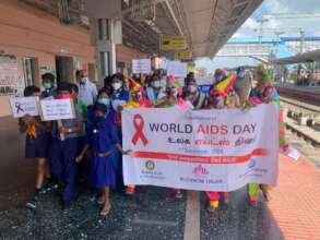 EduClowns and Community Members in Local Hubs
