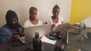 An ICT class in session