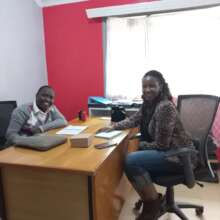 Image 12: Mentor, Rachel with her mentee, Grace