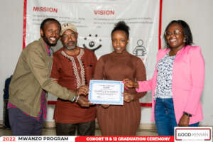 Isabelle scholarship award during graduation