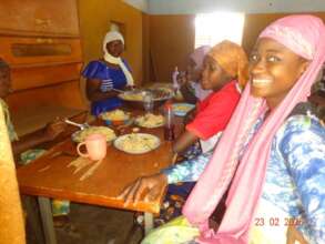 Students Appreciate Their Noon Meal