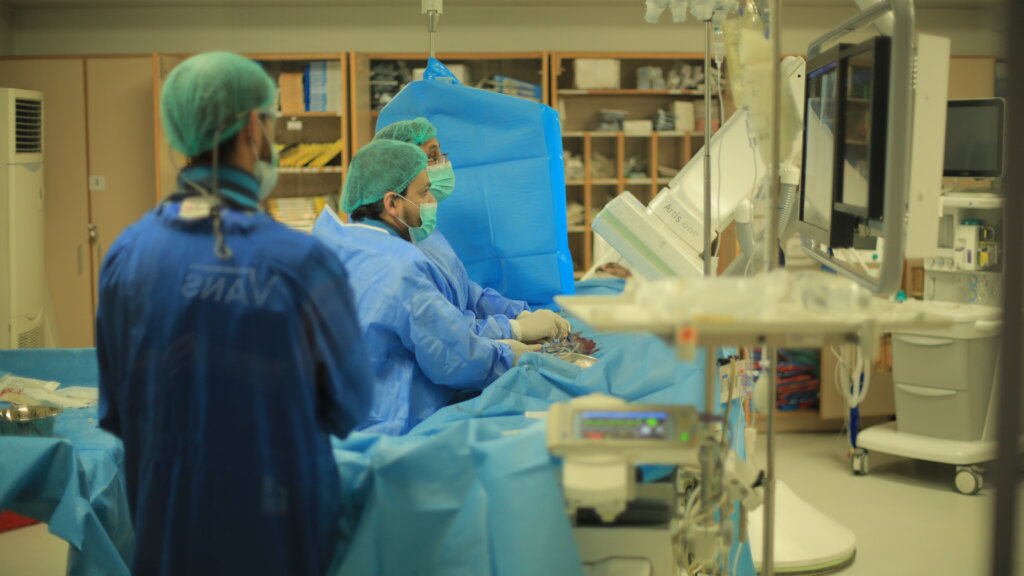 Providing angioplasty to 100 Afghan patients