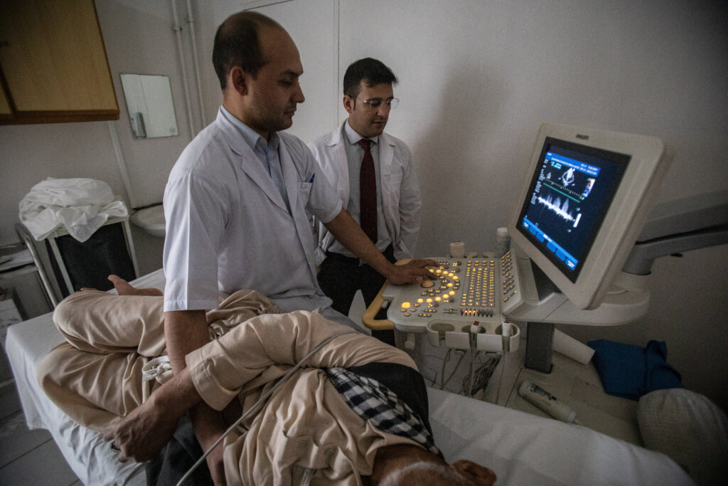 Providing angioplasty to 100 Afghan patients