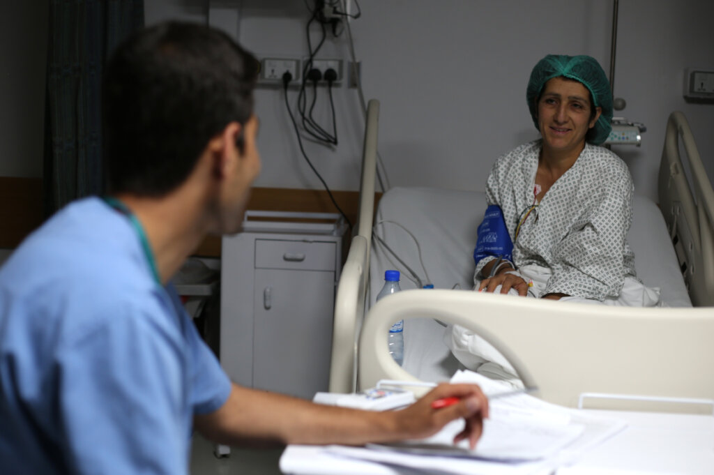 Providing angioplasty to 100 Afghan patients