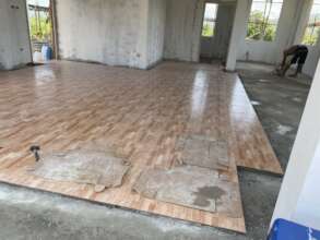 Our tile worker is amazing!