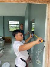 Measuring for a sliding door