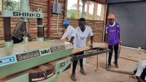 Carpentry Students