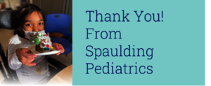 thank you from pediatrics