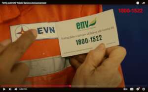 A scene from the "ENV, not EVN" TV PSA