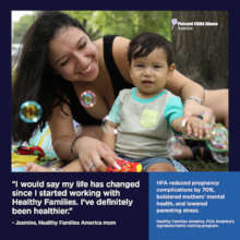 Jasmine, Healthy Families America mom