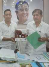 West Bengal Forest Minister with Our WB Team