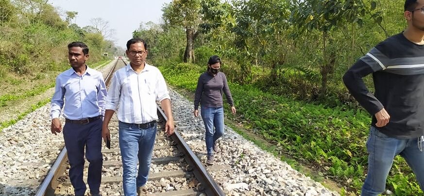 Site Survey with the West Bengal railway authority