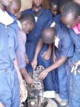 Bosco students learning mechanics