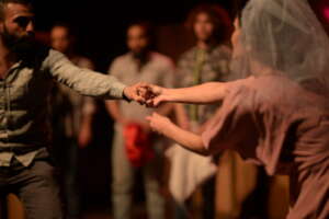 Keffiyeh in The Freedom Theatre