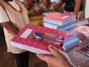 Distributing School Supplies for the School Year