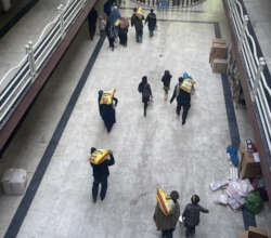 Safe premises distribution_food pakages taken away