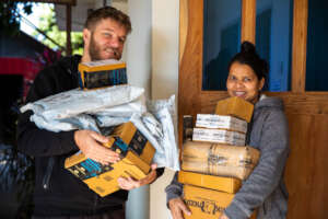 Daily Christmas Amazon deliveries were intense!