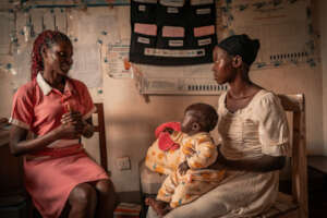 Achan and Susan. Amref Health Africa/Steve Kagia