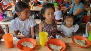 children eating